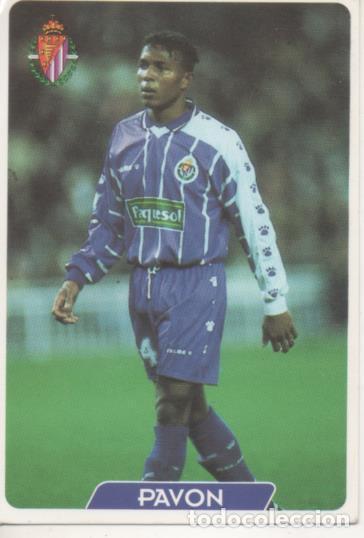 Collezionismo sportivo: Cromo E004044: Trading Card. Las Fichas de la Liga 95-96. n&ordm; 329 Pavon. Delantero. R. Valladolid D.