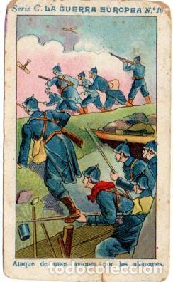 Collezionismo sportivo: V49414: Cromo Chocolate Angelical. La Guerra Europea Serie C n&ordm; 10 - NULL