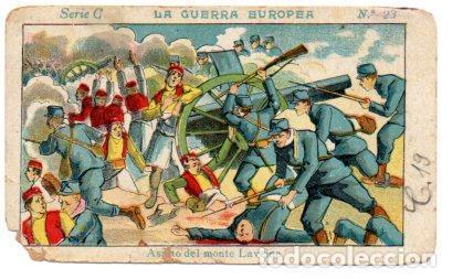 Collezionismo sportivo: V49418: Cromo Chocolate Angelical. La Guerra Europea Serie C n&ordm; 23 - NULL