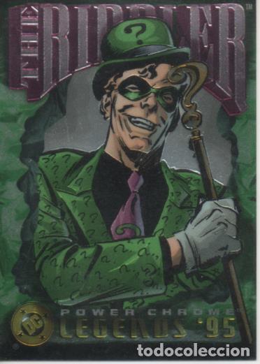 Collezionismo sportivo: Cromo E004700: Trading Card. DC Power Chrome. Legends'95, n&ordm; 91 The Riddler - K. Dwyer