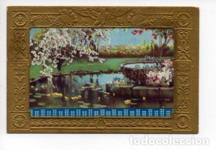 Collezionismo sportivo: V49468: Cromo relieve Chocolates Evaristo Juncosa Hijo. Serie B n&ordm; 2. Jardines Floridos - NULL