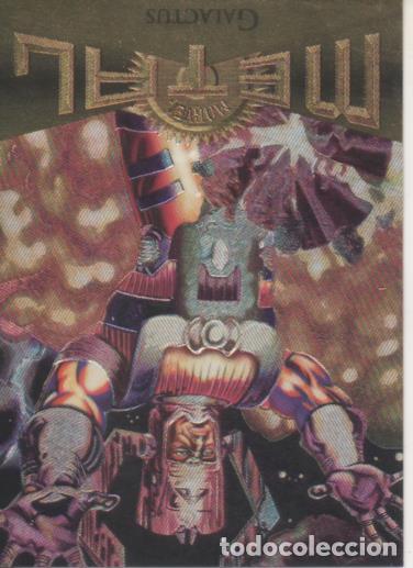 Collectionnisme sportif: Cromo E004784: Trading Card. Marvel Metal, n&ordm; 16 Galactus - David Boller