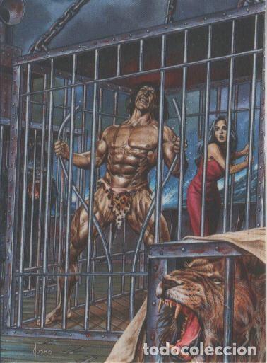 Colecionismo desportivo: Trading Car: TARZAN - JOE JUSKO, Edgar Rice Burroughs Collection: No.12 - Edgar Rice Burroughs, Joe