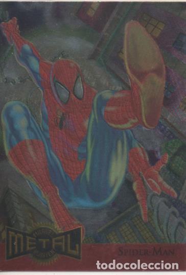 Colecionismo desportivo: Cromo E004774: Trading Card. Marvel Metal Blaster. Limited Edition: 12 of 18 Spider-Man - Darick Rob
