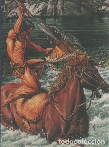 Colecionismo desportivo: Trading Car: TARZAN - JOE JUSKO, Edgar Rice Burroughs Collection: No.34 - Edgar Rice Burroughs, Joe