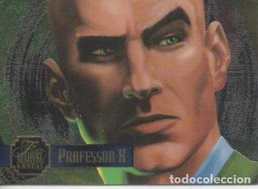 Colecionismo desportivo: Cromo E004755: Trading Card. Marvel Anual Flair'95, n&ordm; 19 Professor X - Mark Johnson-Tractor