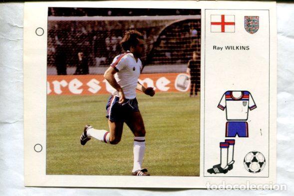 Sports collectibles: Estrellas del Mundial 82 numero 084: Ray Wilkins de Inglaterra - Varios