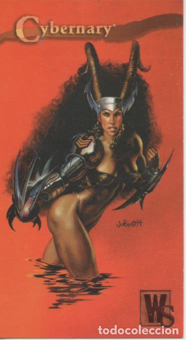 Sports collectibles: Cromo E004396: Trading Card. Wildstorm Gallery, n&ordm; 13 Cybernary - Julie Bell