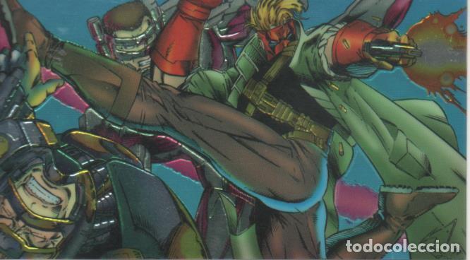Coleccionismo deportivo: Cromo E004381: Trading Card. WildC.A.T.S Covert.Action.Teams. N&ordm; 83 Grifter Vs. Daemonites - Vu & Gi
