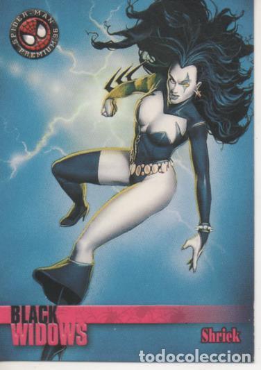 Coleccionismo deportivo: Cromo E004551: Trading Card. Spiderman Premium'96, n&ordm; 61 Shriek - Peter Bollinger