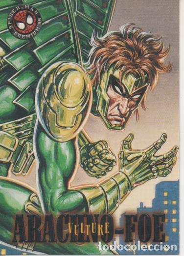 Coleccionismo deportivo: Cromo E004543: Trading Card. Spiderman Premium'96, n&ordm; 36 Vulture - Bob Larkin