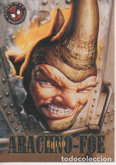 Coleccionismo deportivo: Cromo E004541: Trading Card. Spiderman Premium'96, n&ordm; 24 Rhino - Mark Fredikson