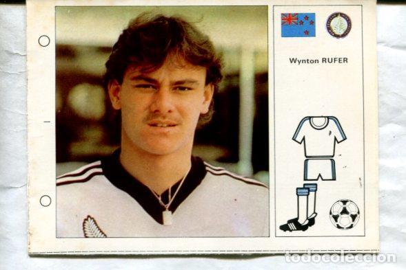 Collectionnisme sportif: Cromo Estrellas del Mundial 82 numero 104: Wynton Rufer de Nueva Zelanda - Varios