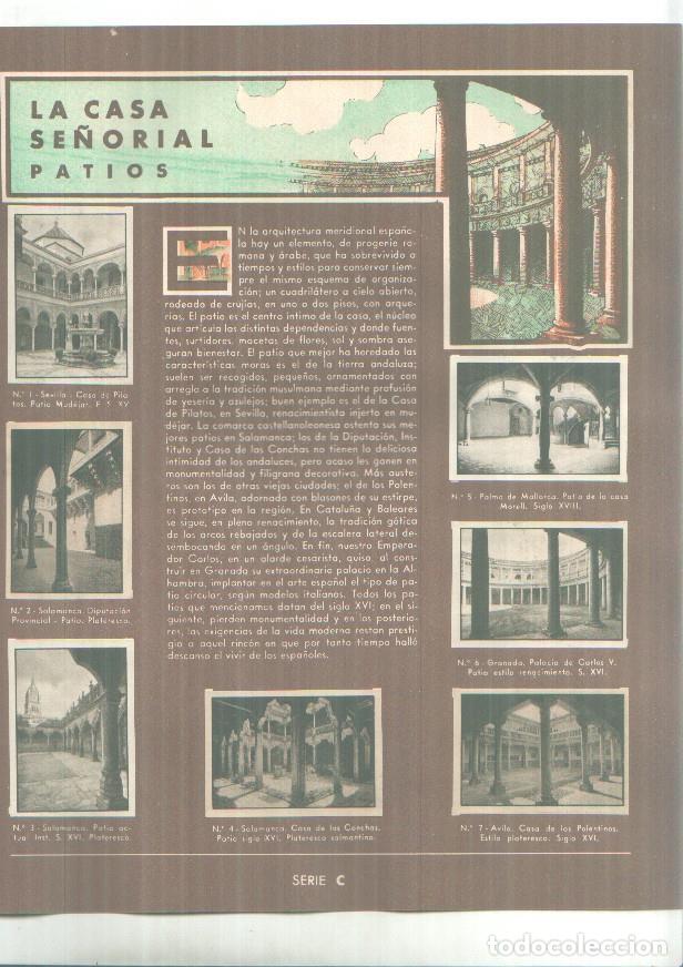 Collectionnisme sportif: Cromos: Gallina Blanca: La casa se&ntilde;orial, patios y Desde la cuna -