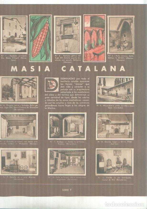 Collectionnisme sportif: Cromos: Gallina Blanca: Masia catalana y Encajes -