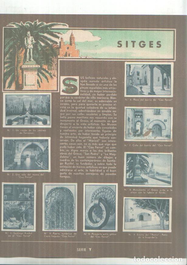 Collectionnisme sportif: Cromos: Gallina Blanca: Sitges y Torres y murallas -