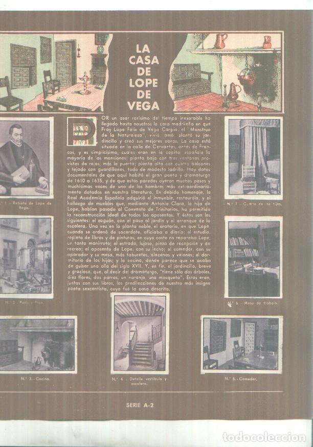 Collectionnisme sportif: Cromos: Gallina Blanca: Casa de Lope de Vega + El sentimiento en la escultura -