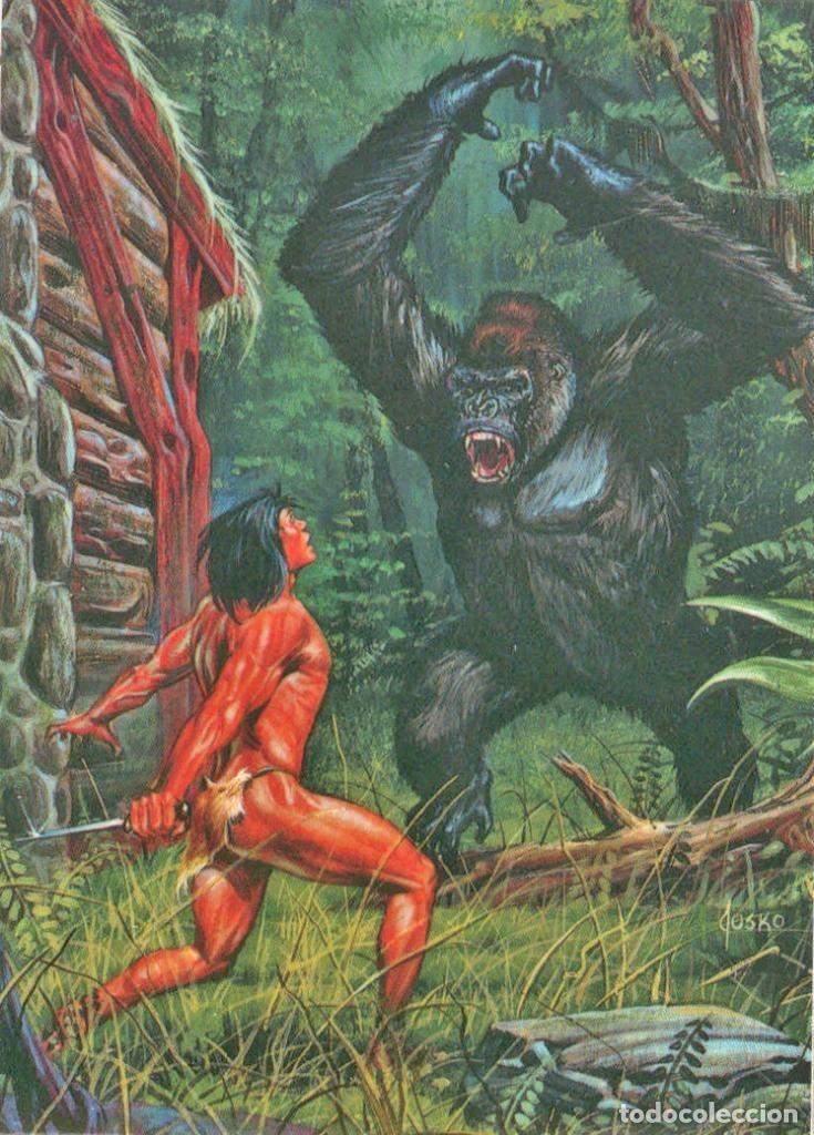 Coleccionismo deportivo: Trading Car: TARZAN - JOE JUSKO, Edgar Rice Burroughs Collection: No.09 - Edgar Rice Burroughs, Joe