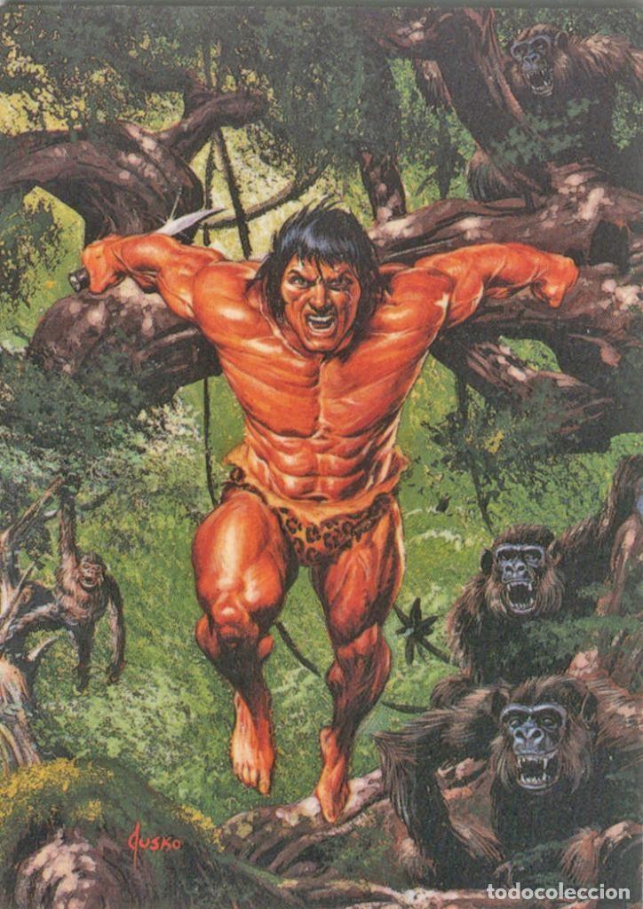 Coleccionismo deportivo: Trading Car: TARZAN - JOE JUSKO, Edgar Rice Burroughs Collection: No.03 - Edgar Rice Burroughs, Joe