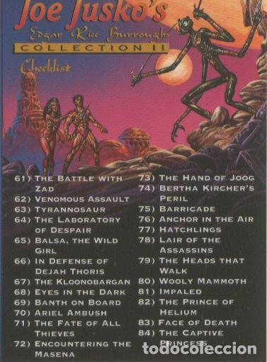 Coleccionismo deportivo: Trading Car: TARZAN - JOE JUSKO, Edgar Rice Burroughs Collection II: No.120 - Edgar Rice Burroughs,