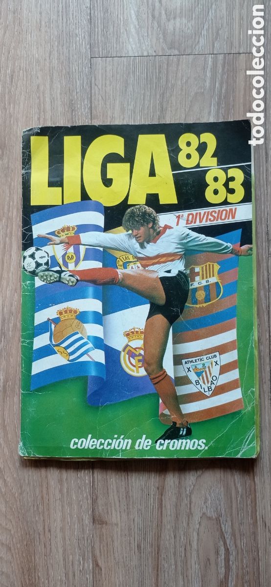 Coleccionismo deportivo: &Aacute;LBUM INCOMPLETO EDICIONES LIGA ESTE 1982 1983 VER FOTOS