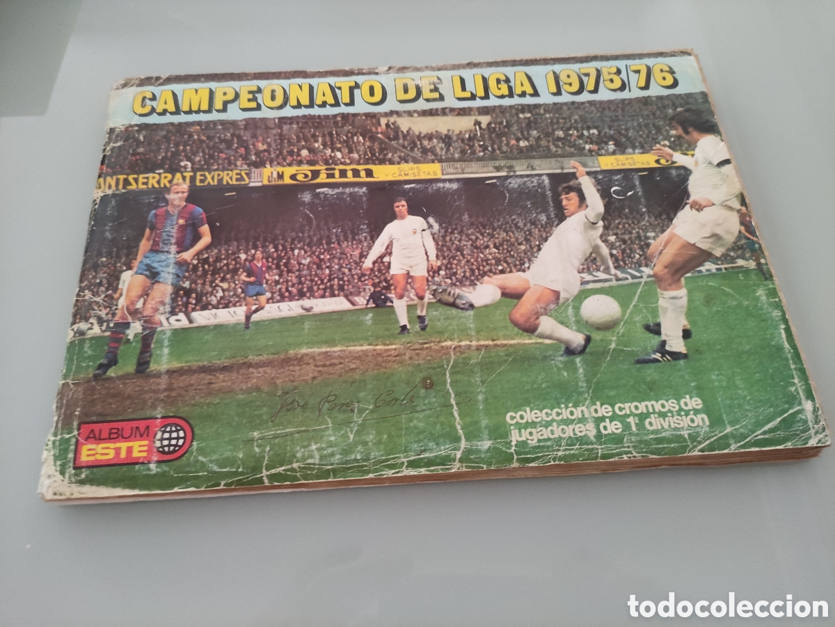 Coleccionismo deportivo: Album este temporada 75/76