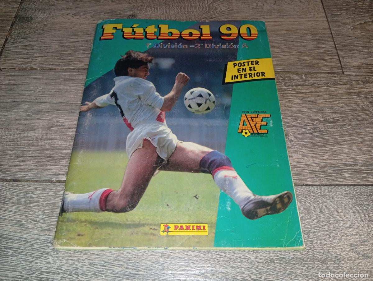 Coleccionismo deportivo: &Aacute;lbum de cromos F&uacute;tbol 90 1 y 2 divisi&oacute;n panini
