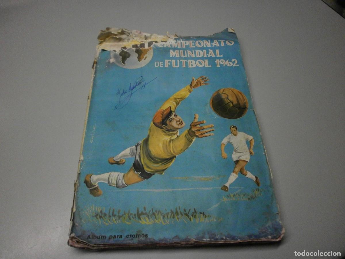Coleccionismo deportivo: album fher disgra campeonato mundial de futbol 1962 con pele bastante completo