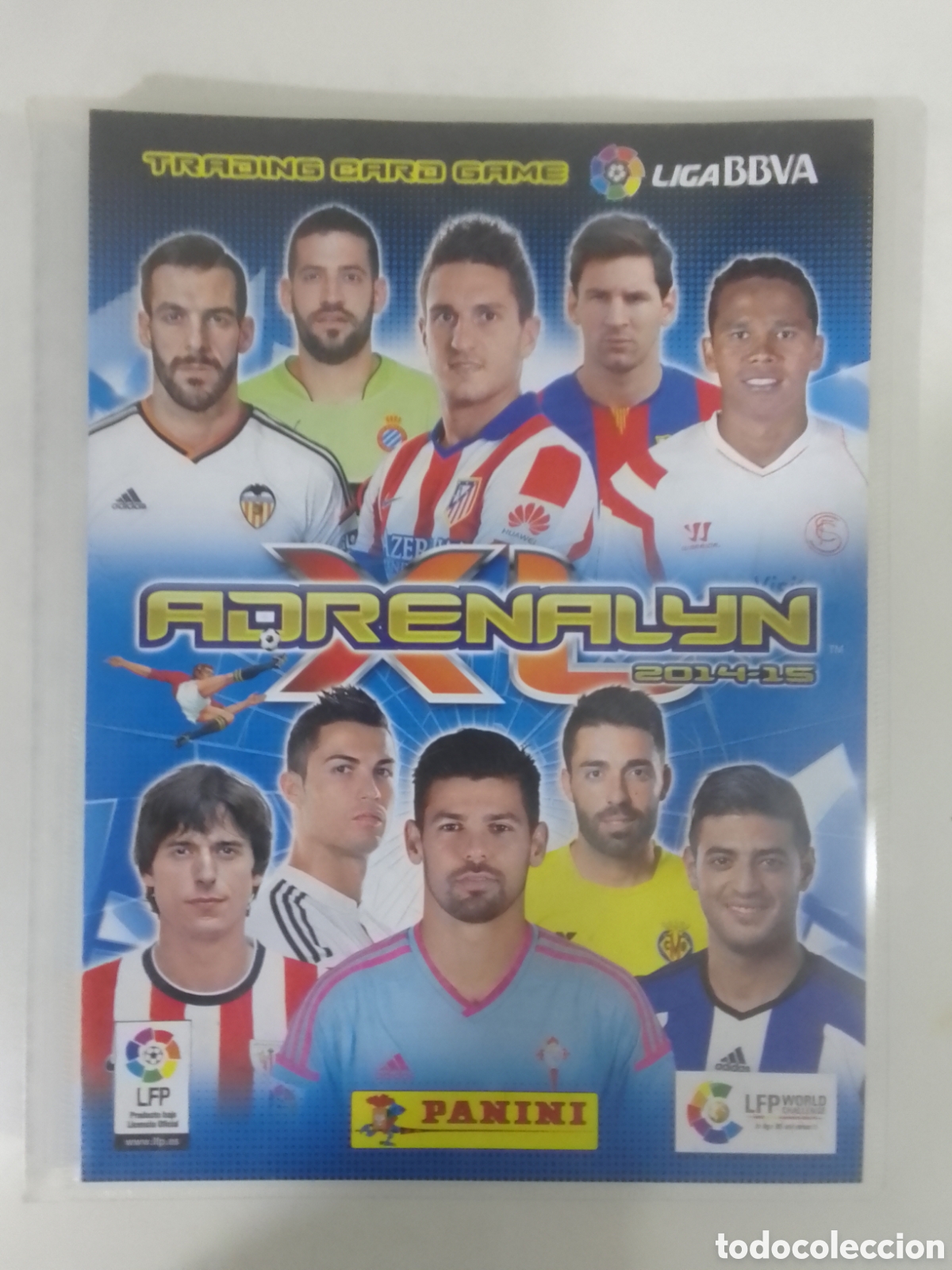 Coleccionismo deportivo: Archivador vac&iacute;o Adrenalyn XL 2014-15.