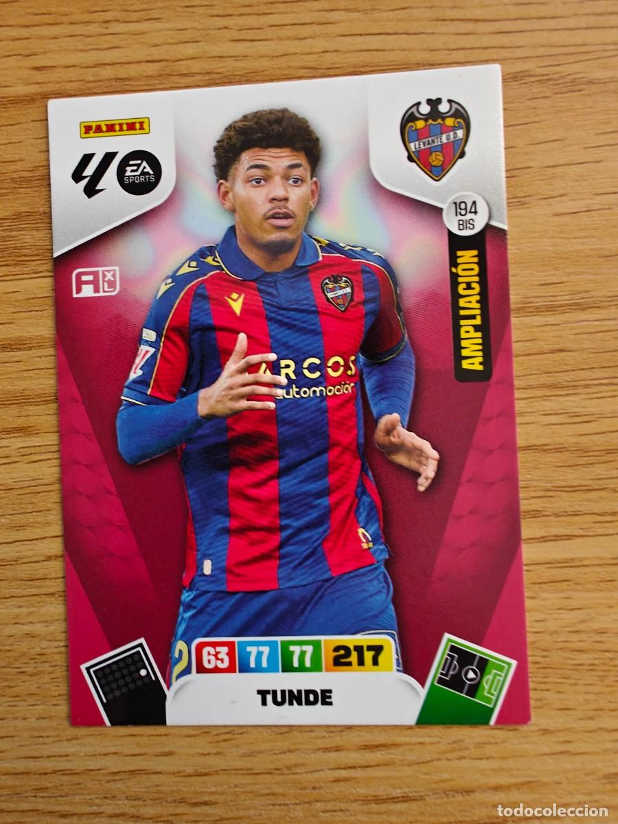 Coleccionismo deportivo: Tunde Adrenalyn XL 25 26 194 BIS UD Levante Momentum Oro 2025 2026