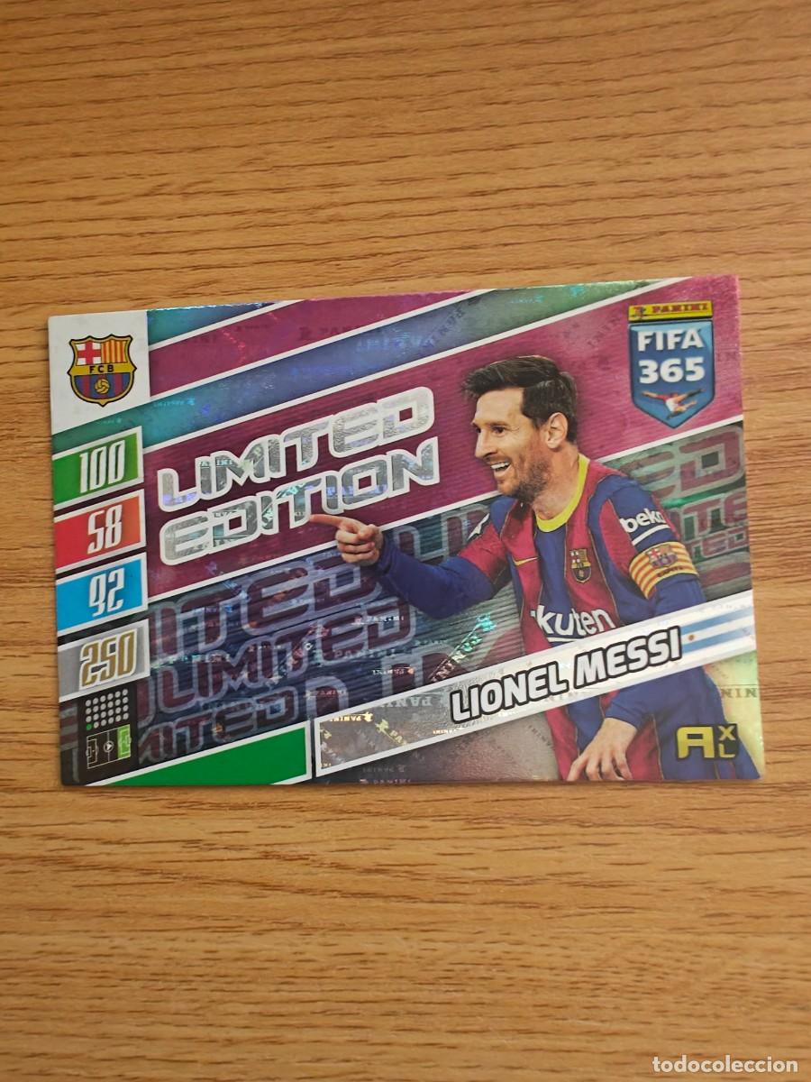 Coleccionismo deportivo: Messi Adrenalyn XL FIFA 365 21 22 Limited Edition Barcelona 2021 2022
