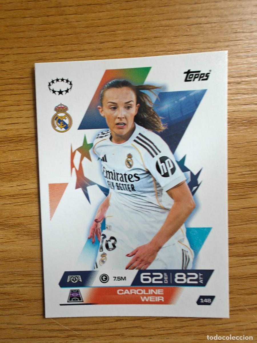 Coleccionismo deportivo: 148 Caroline Weir Match Attax Extra 25 26 Real Madrid UWCL2025 2026