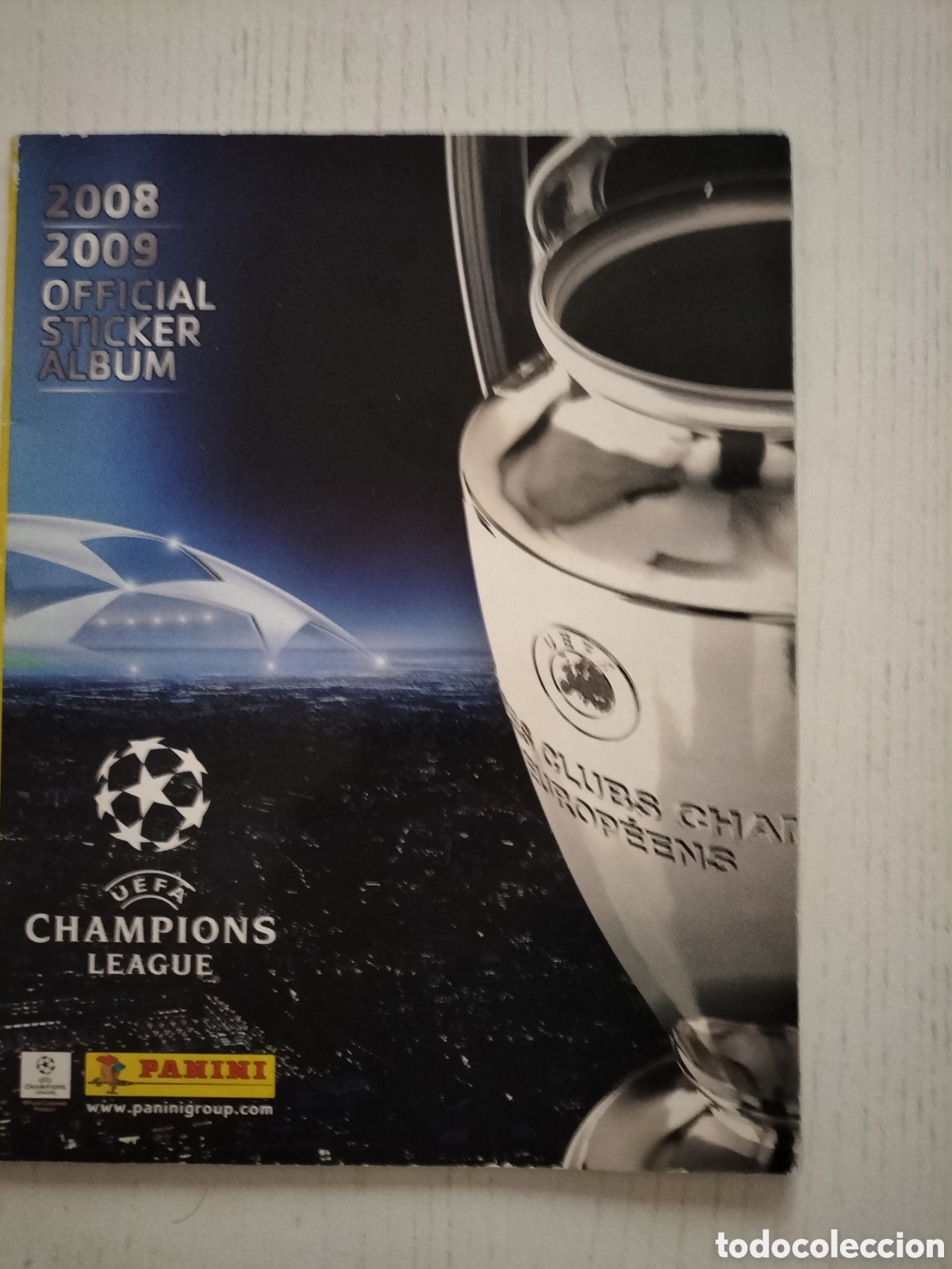 Coleccionismo deportivo: Album Champions League 2008/09 Plancha