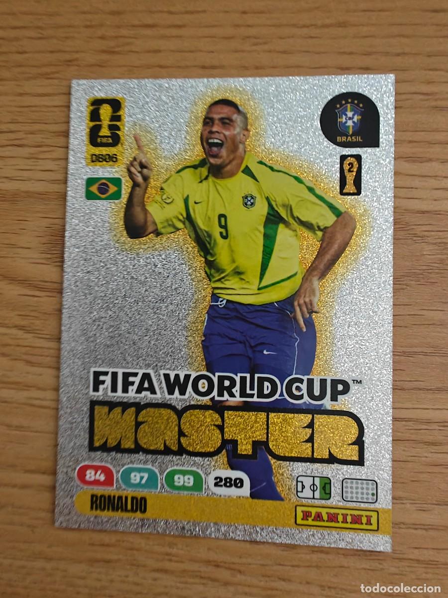 Coleccionismo deportivo: Ronaldo Nazario DB 06 Panini FIFA World Cup 26 Dream Box Legend Master Brasil Adrenalyn XL 2026