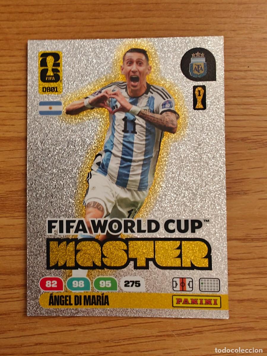 Coleccionismo deportivo: &Aacute;ngel Di Mar&iacute;a DB 01 Panini FIFA World Cup 26 Dream Box Legend Master Argentina Adrenalyn XL 2026