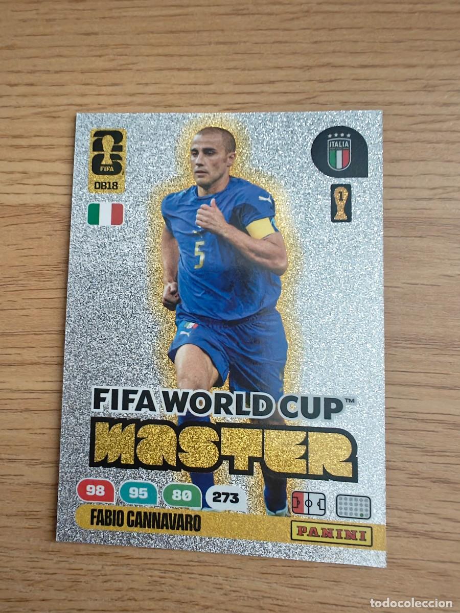Coleccionismo deportivo: Fabio Cannavaro DB 18 Panini FIFA World Cup 26 Dream Box Legend Master Italia Adrenalyn XL 2026