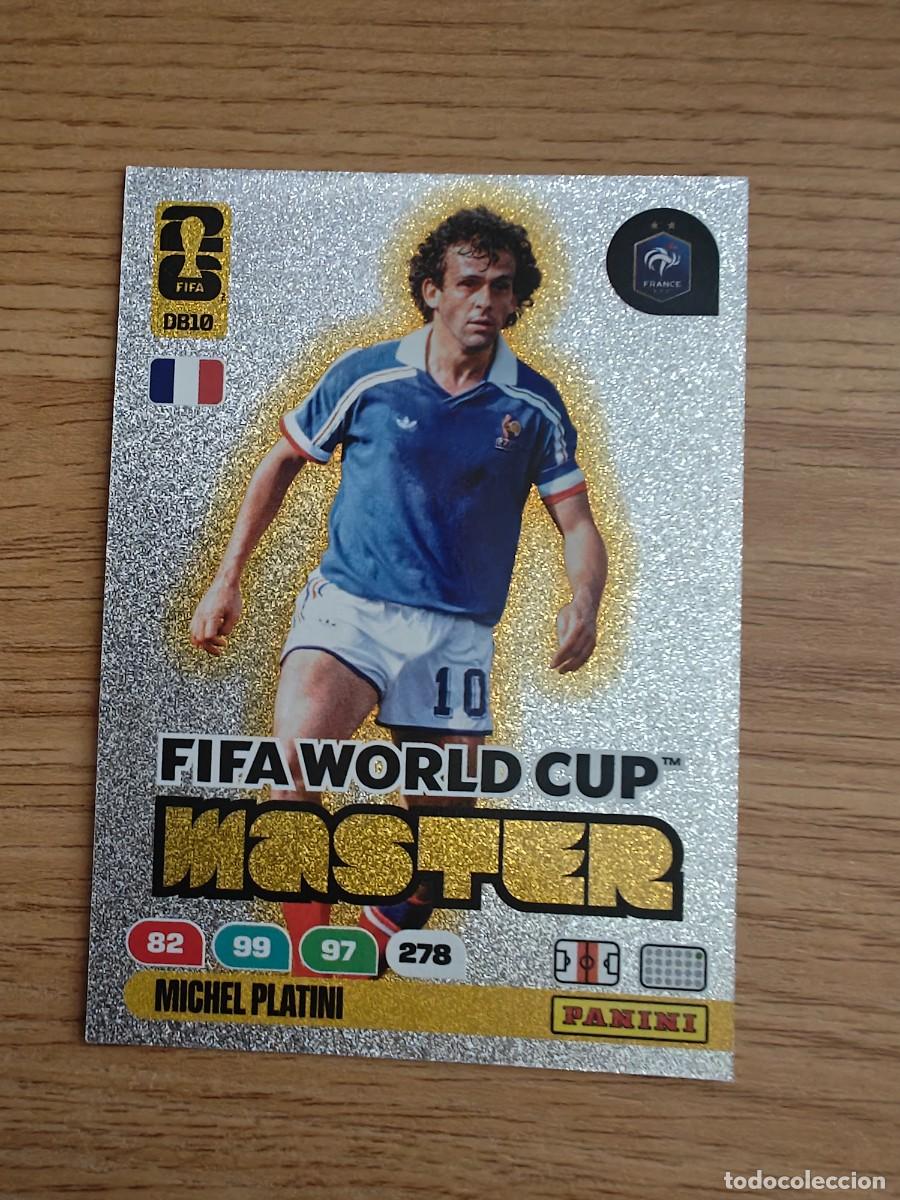 Coleccionismo deportivo: Michel Platini DB 10 Panini FIFA World Cup 26 Dream Box Legend Master Francia Adrenalyn XL 2026
