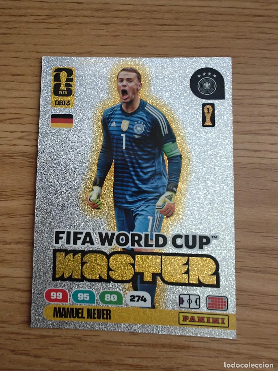 Coleccionismo deportivo: Manuel Neuer DB 13 Panini FIFA World Cup 26 Dream Box Legend Master Alemania Adrenalyn XL 2026