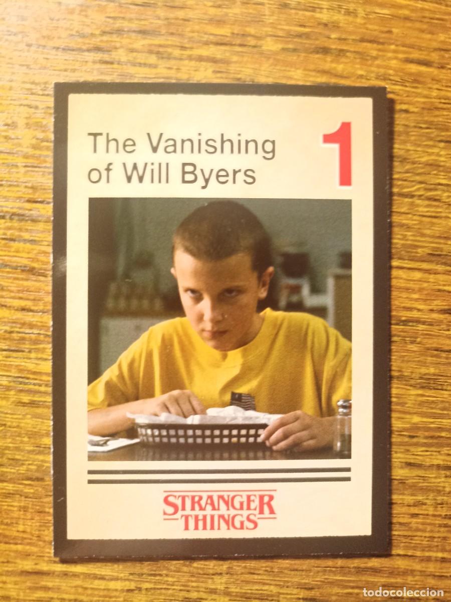 Coleccionismo deportivo: 4 Trading Cards Stranger Things Netflix