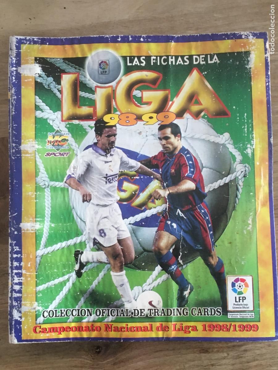 Coleccionismo deportivo: las fichas de la liga 98 99 mundicromo album de cromos con 408 fichas cromos nuevos de sobre