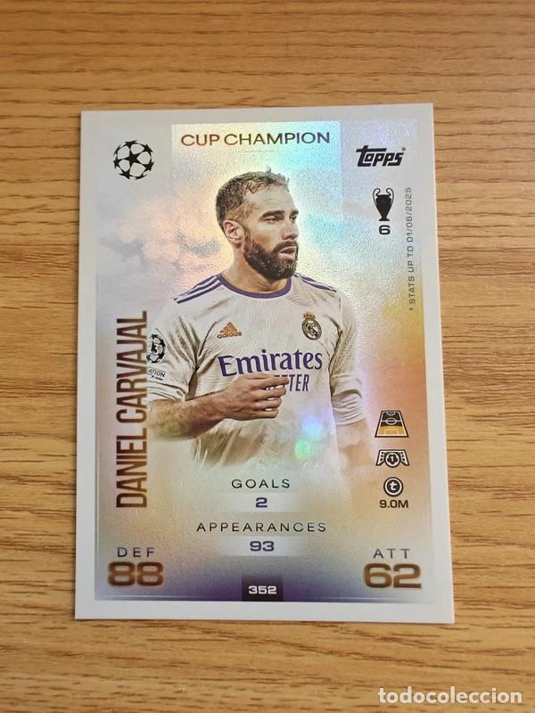 Coleccionismo deportivo: Carvajal 352 Match Attax 25 26 Showboat Real Madrid 2025 2026