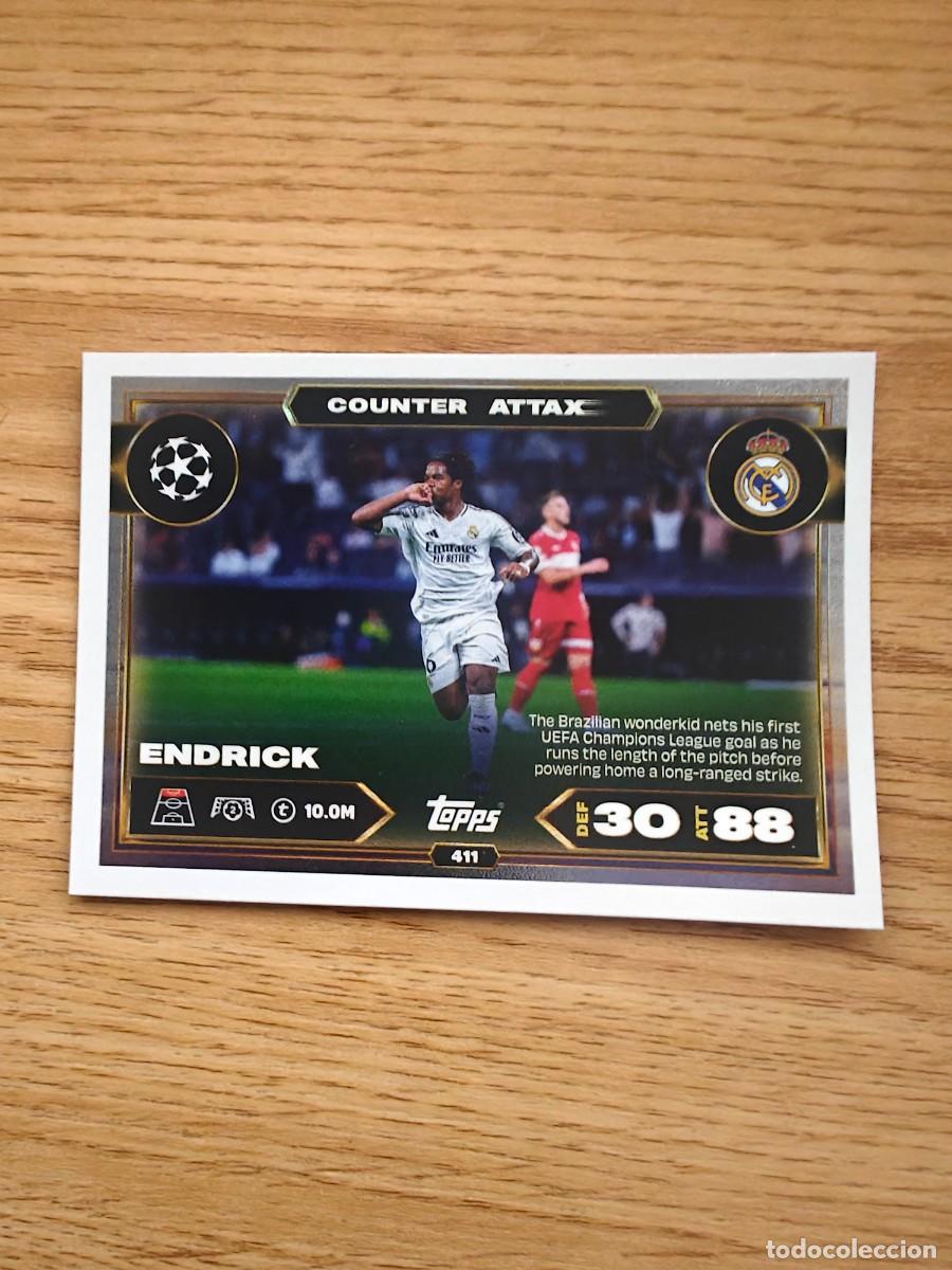 Coleccionismo deportivo: Endrick 411 Match Attax 25 26 Counter Attax Real Madrid 2025 2026