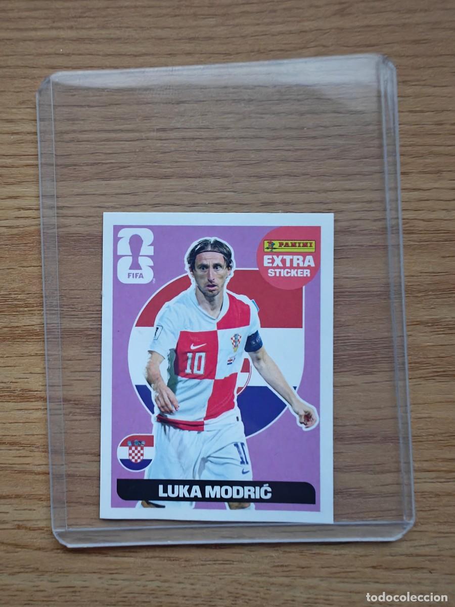 Coleccionismo deportivo: Modric Extra Sticker Panini FIFA World Cup 26 Real Madrid Croacia Mundial 2026