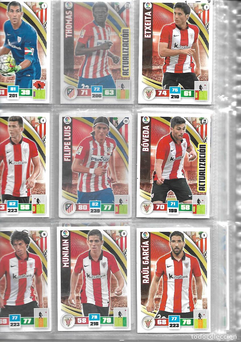Coleccionismo deportivo: ALBUM CON LA COLECCION DE 238 FICHAS DE ADRENALYN 2015-16