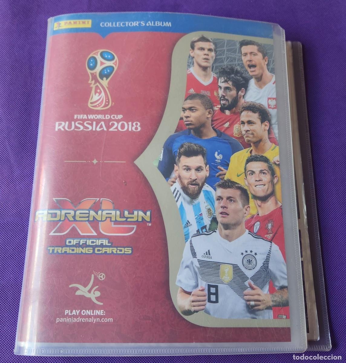 Coleccionismo deportivo: 2018 Panini Adrenalyn XL FIFA World Cup coleccionador + 241 cards diferentes