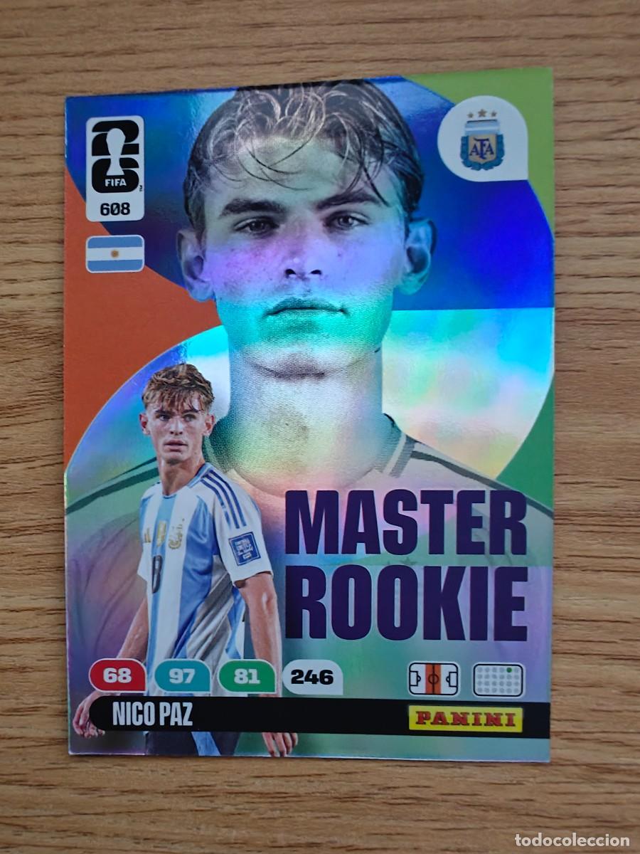Coleccionismo deportivo: Nico Paz 608 Panini FIFA World Cup 26 Limited Edition Argentina Adrenalyn XL 2026