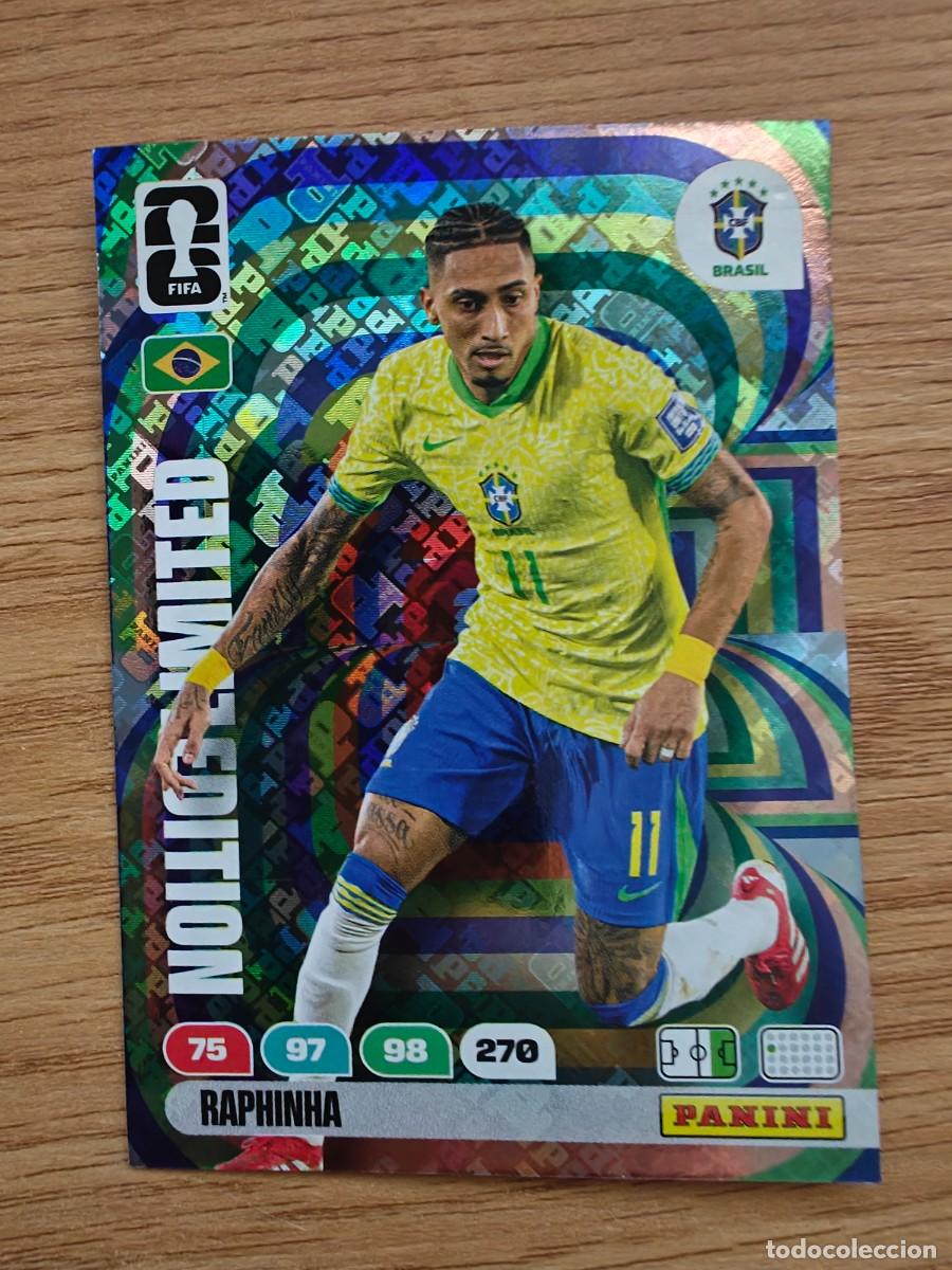 Coleccionismo deportivo: Raphinha Panini FIFA World Cup 26 Limited Edition Brasil Adrenalyn XL 2026