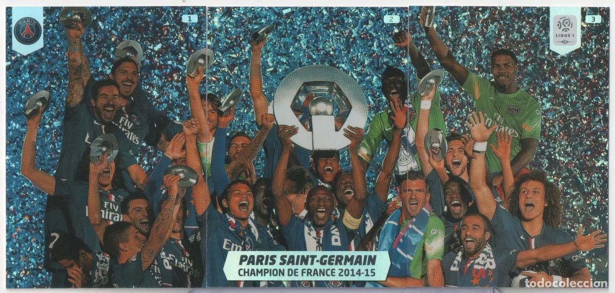Coleccionismo deportivo: PSG Champion de France 2014-15 Adrenalyn XL 2015-16 de Panini