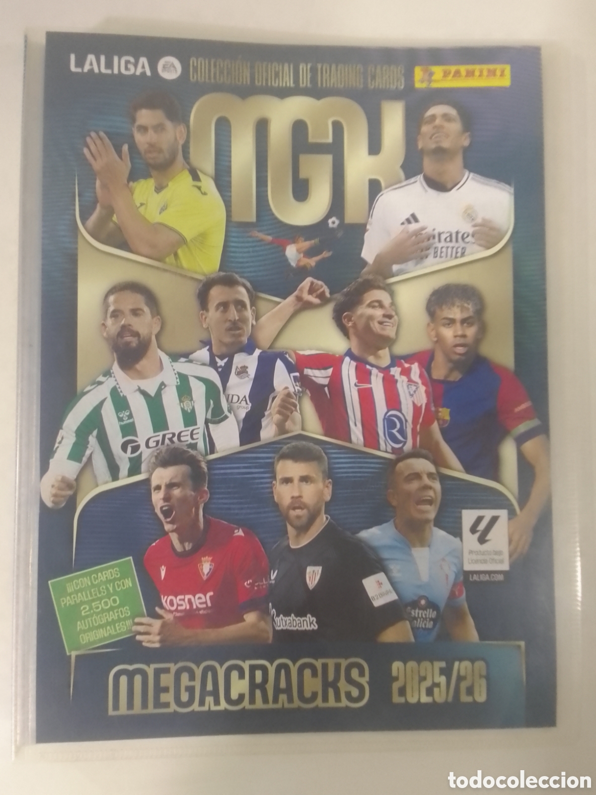 Coleccionismo deportivo: Archivador vac&iacute;o Megacracks 2025/26.