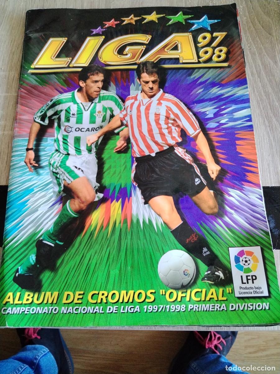 Coleccionismo deportivo: Liga 97-98- &aacute;lbum de cromos incompleto